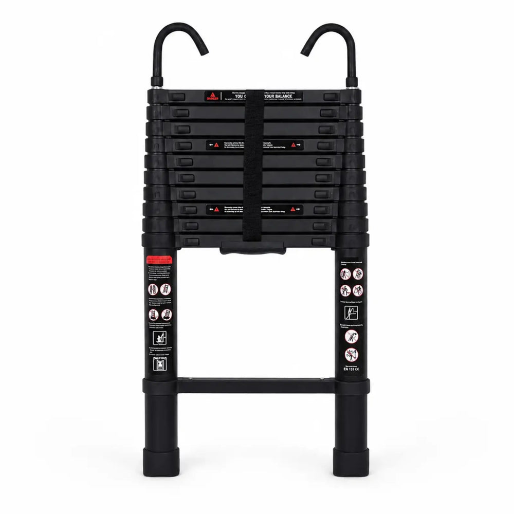 Échelle Télescopique 3,2m noir Pro
