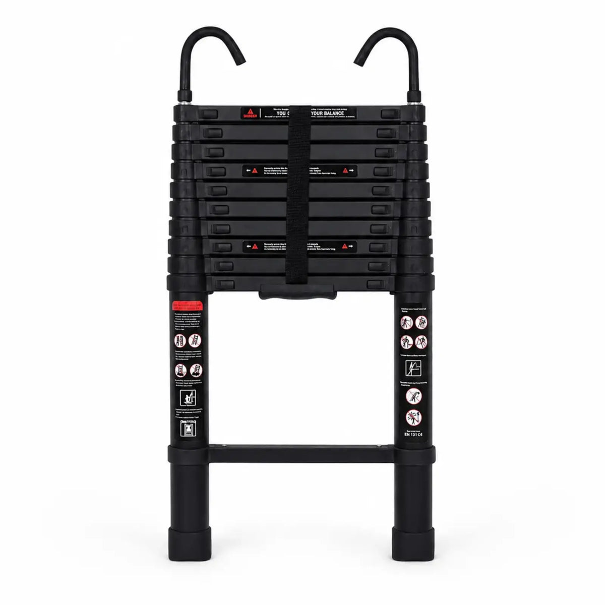 Échelle Télescopique 3,2m Noire Pro