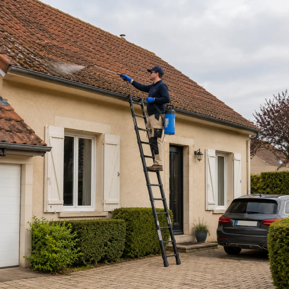 Échelle Télescopique 6,2m Noire Pro — photo 6
