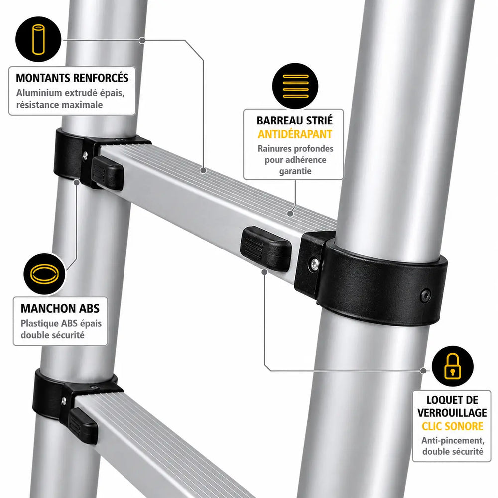 Échelle Télescopique 5,1m Pro — photo 3